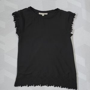 Loft Small Petite lace trimmed blouse